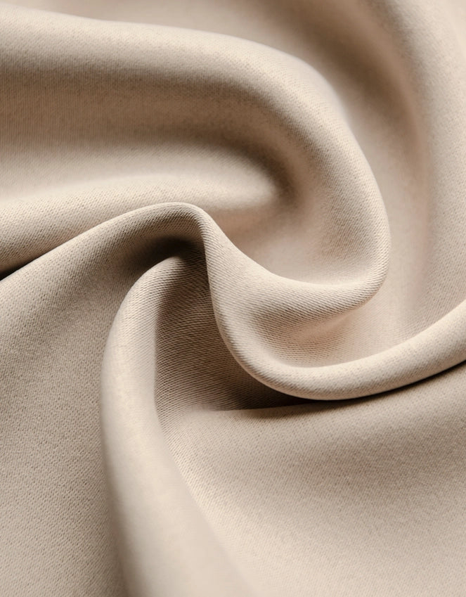 Close-up of curtain fabric Dokie beige