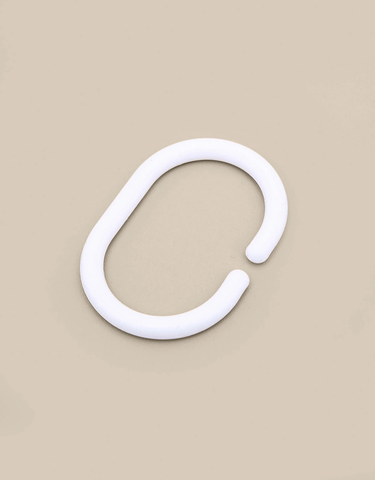 Vit duschring i plast