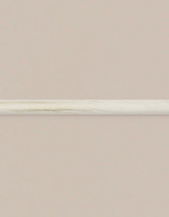 Gardinstång vitguld, 28 mm, fast längd 130 cm