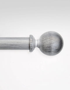 Ändknopp Oscar Silver 35 mm Hasta