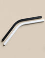 Black and white bend for U-track, 135 degrees